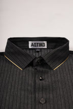 Anthracite Aurum - Long Sleeves Shirt