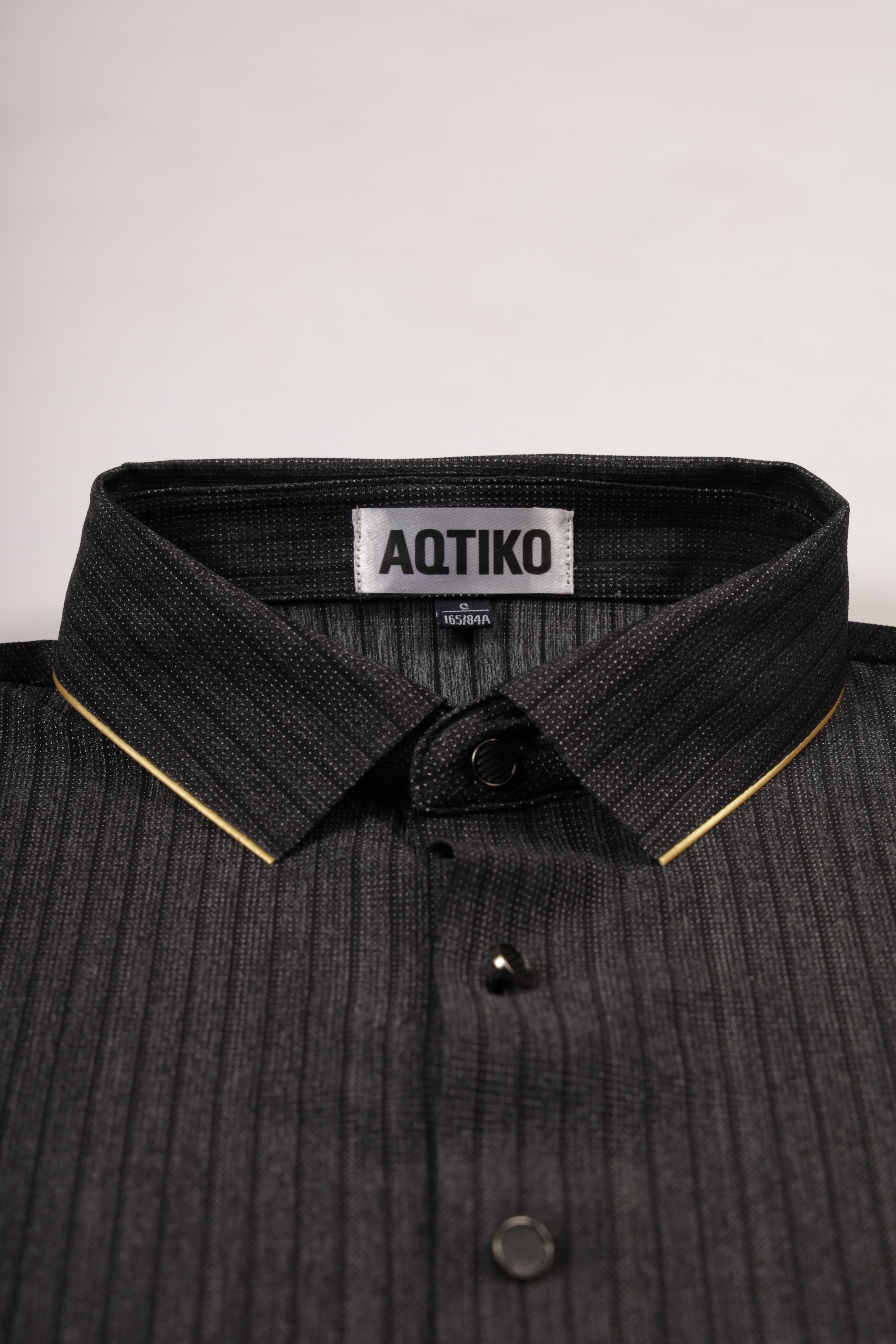 Anthracite Aurum - Long Sleeves Shirt