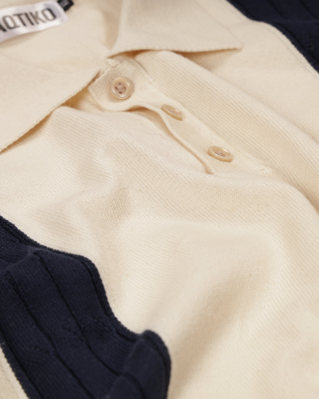Ivory Noir — Jacquard Polo
