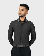 Noir Meridian - Long Sleeves Shirt