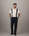 Ivory Noir — Jacquard Polo