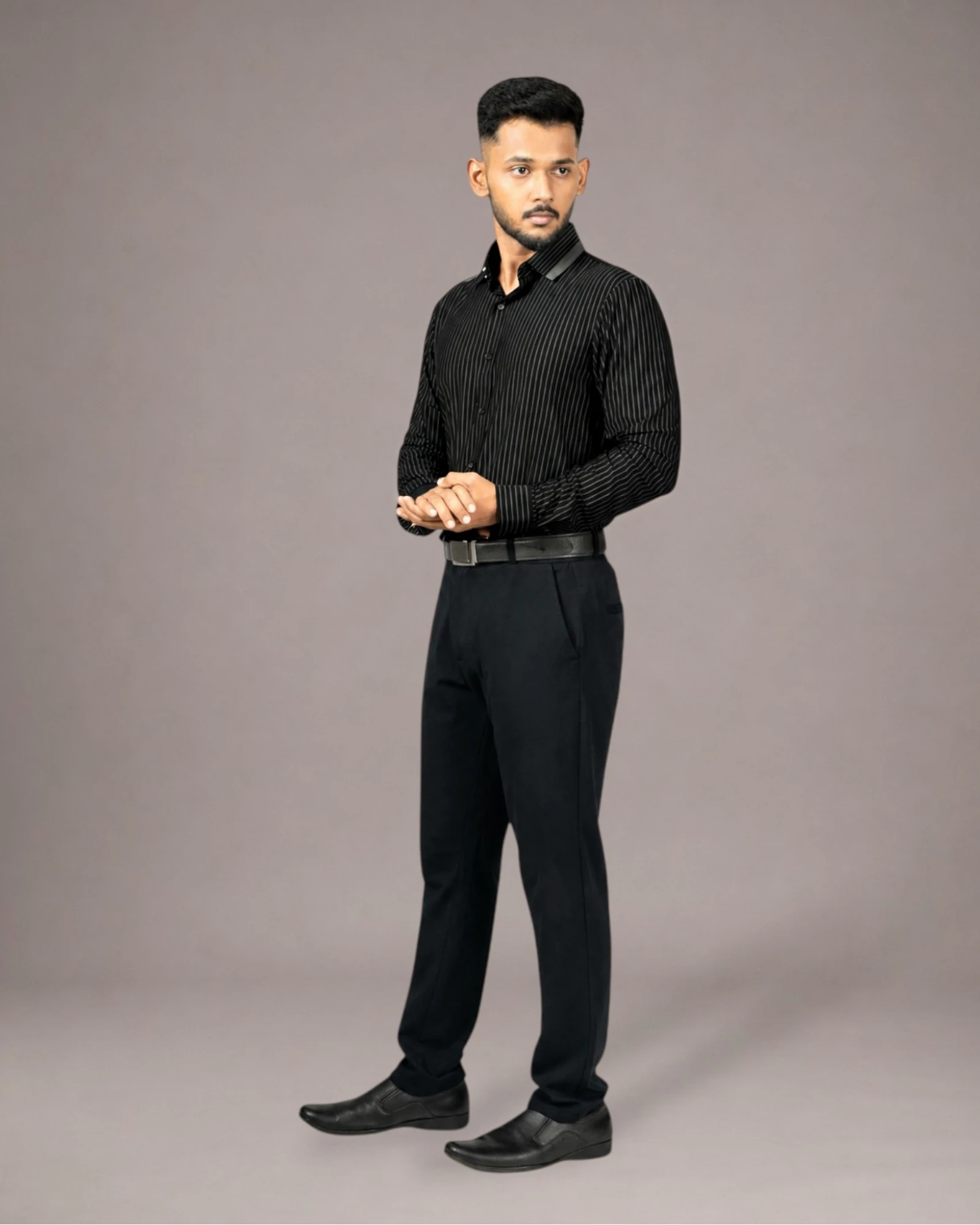 Noir Meridian - Long Sleeves Shirt