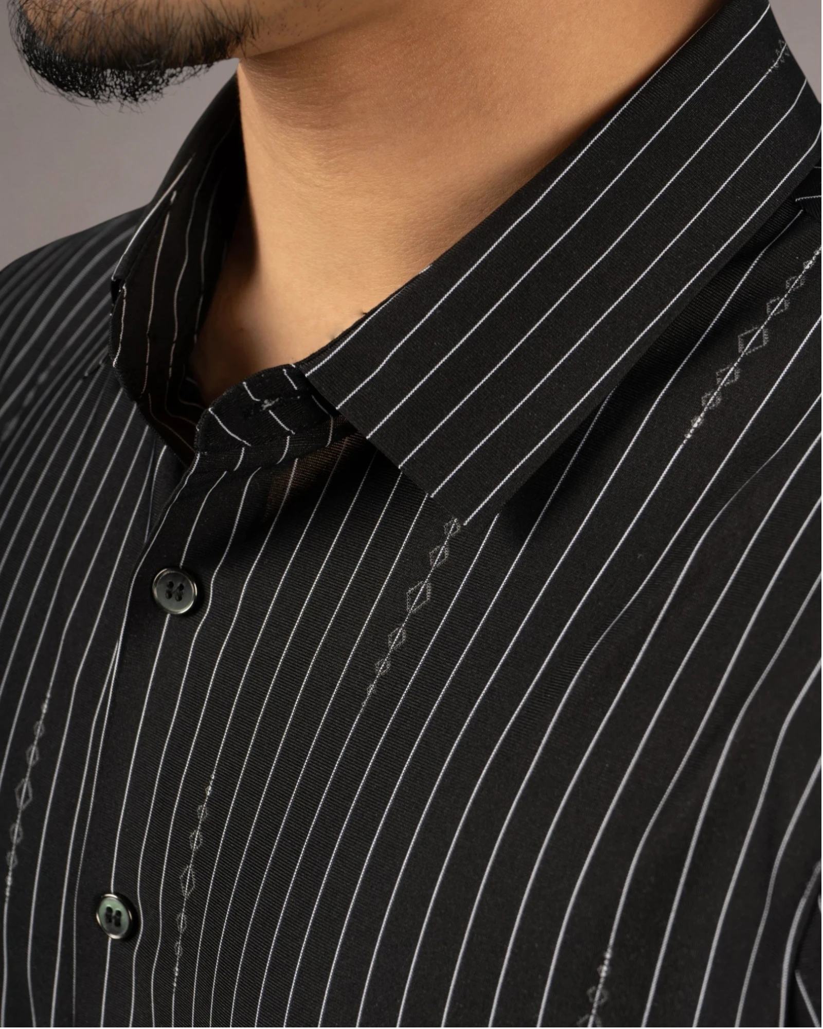Noir Absolute - Half Sleeves Shirt