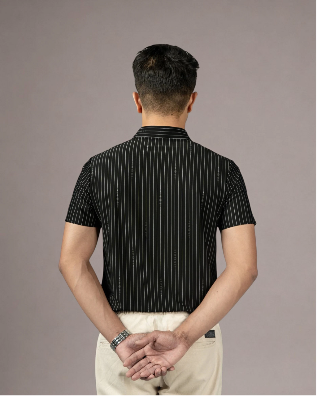 Noir Absolute - Half Sleeves Shirt