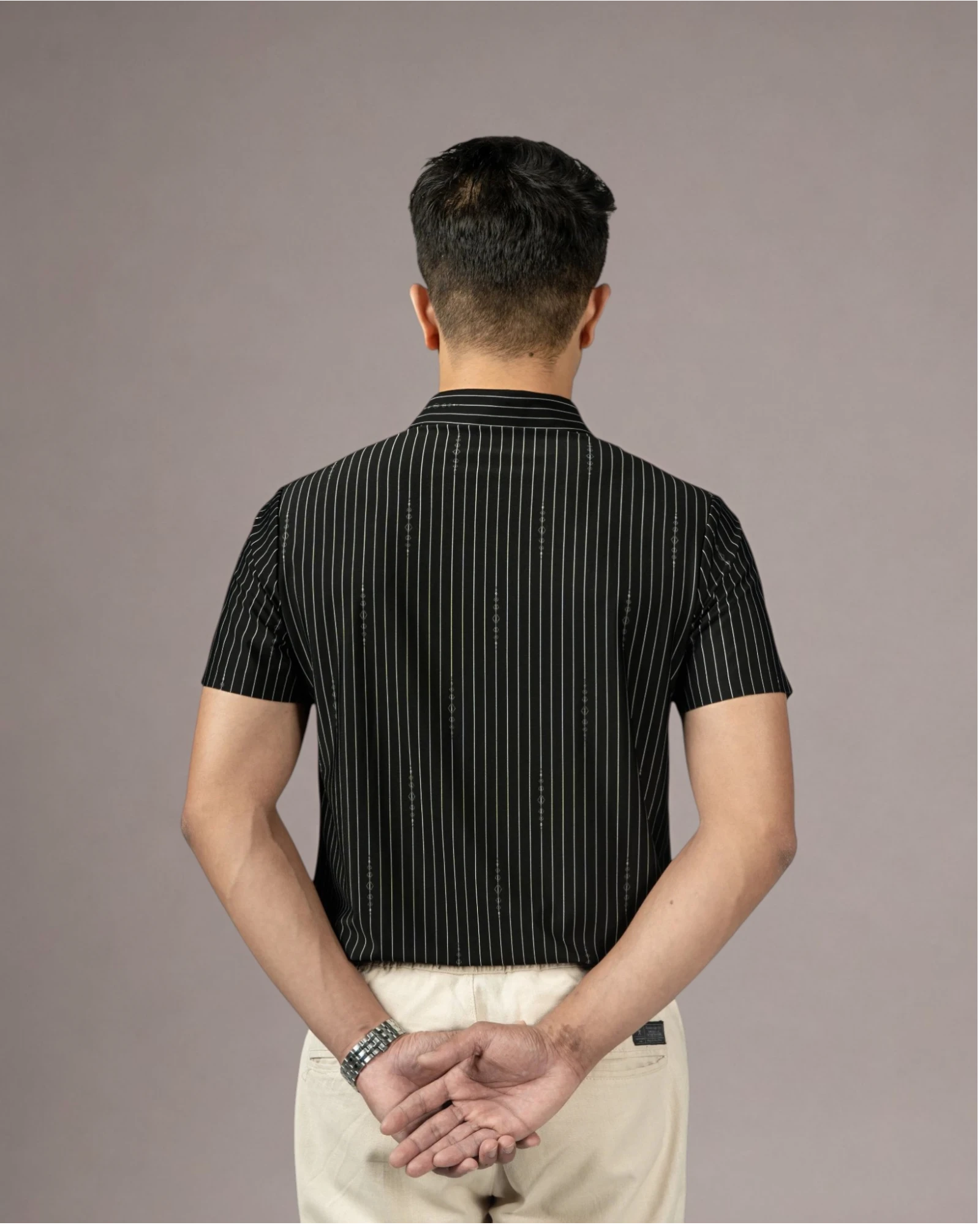 Noir Absolute - Half Sleeves Shirt