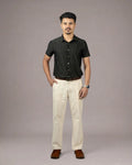 Noir Absolute - Half Sleeves Shirt