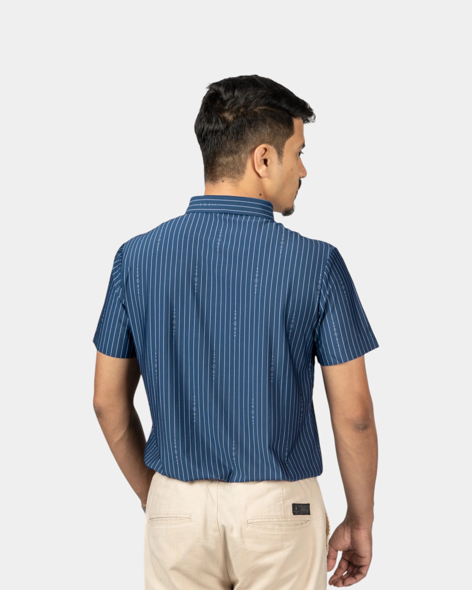 Obsidian Teal - Half Sleeves Shirt