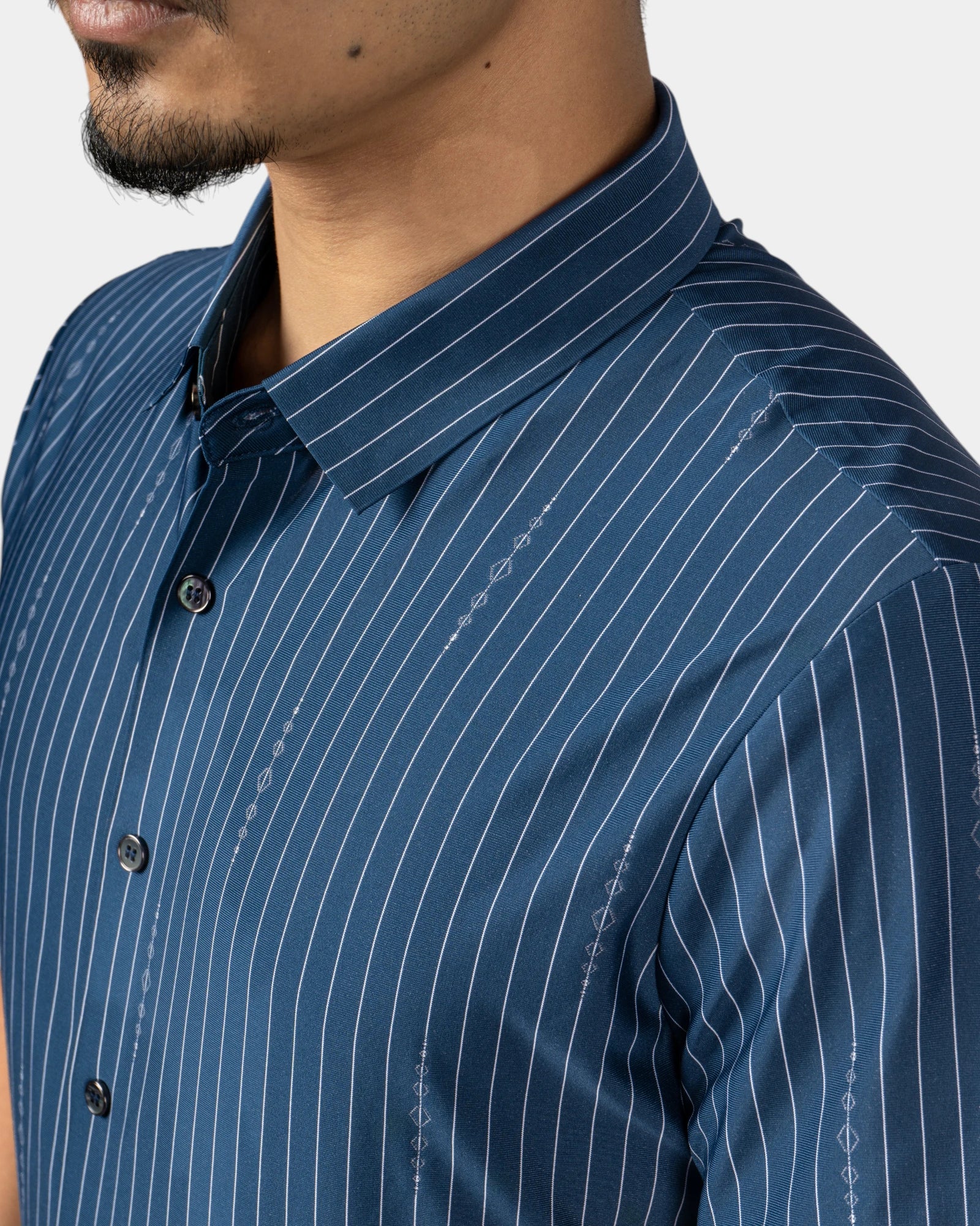 Obsidian Teal - Half Sleeves Shirt