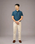 Obsidian Teal - Half Sleeves Shirt