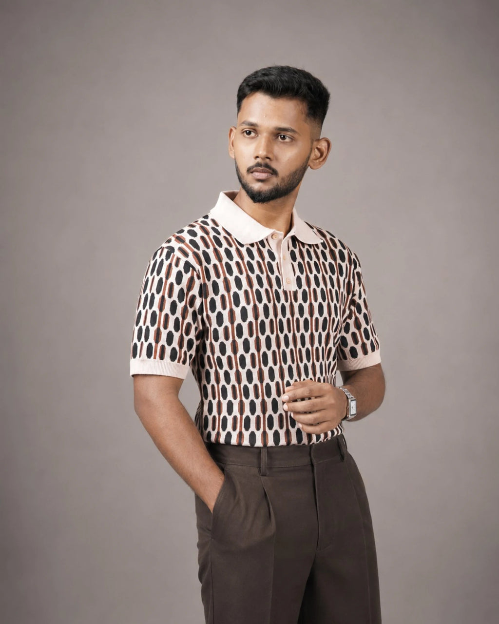 Terra Capsule — Jacquard Polo