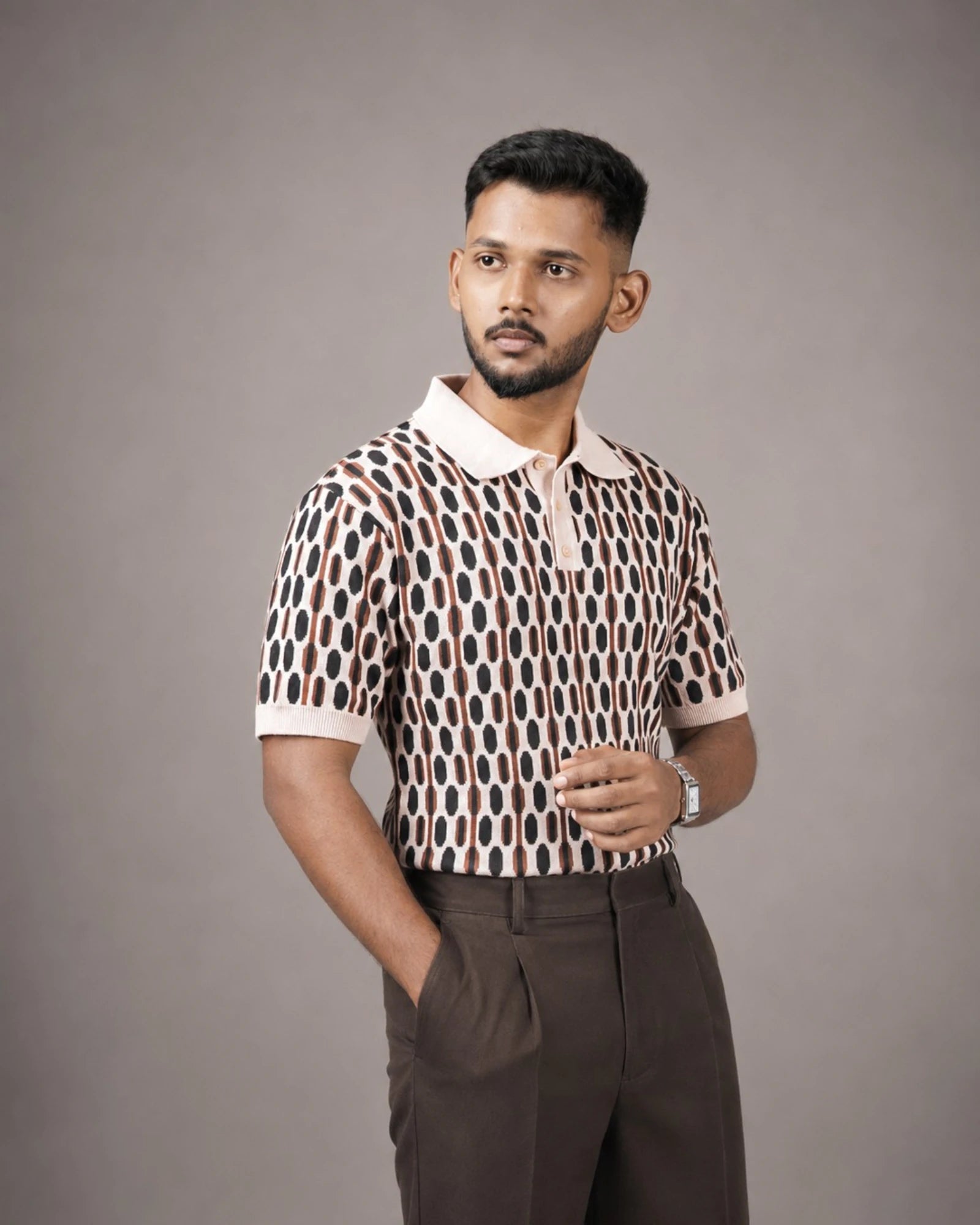 Terra Capsule — Jacquard Polo