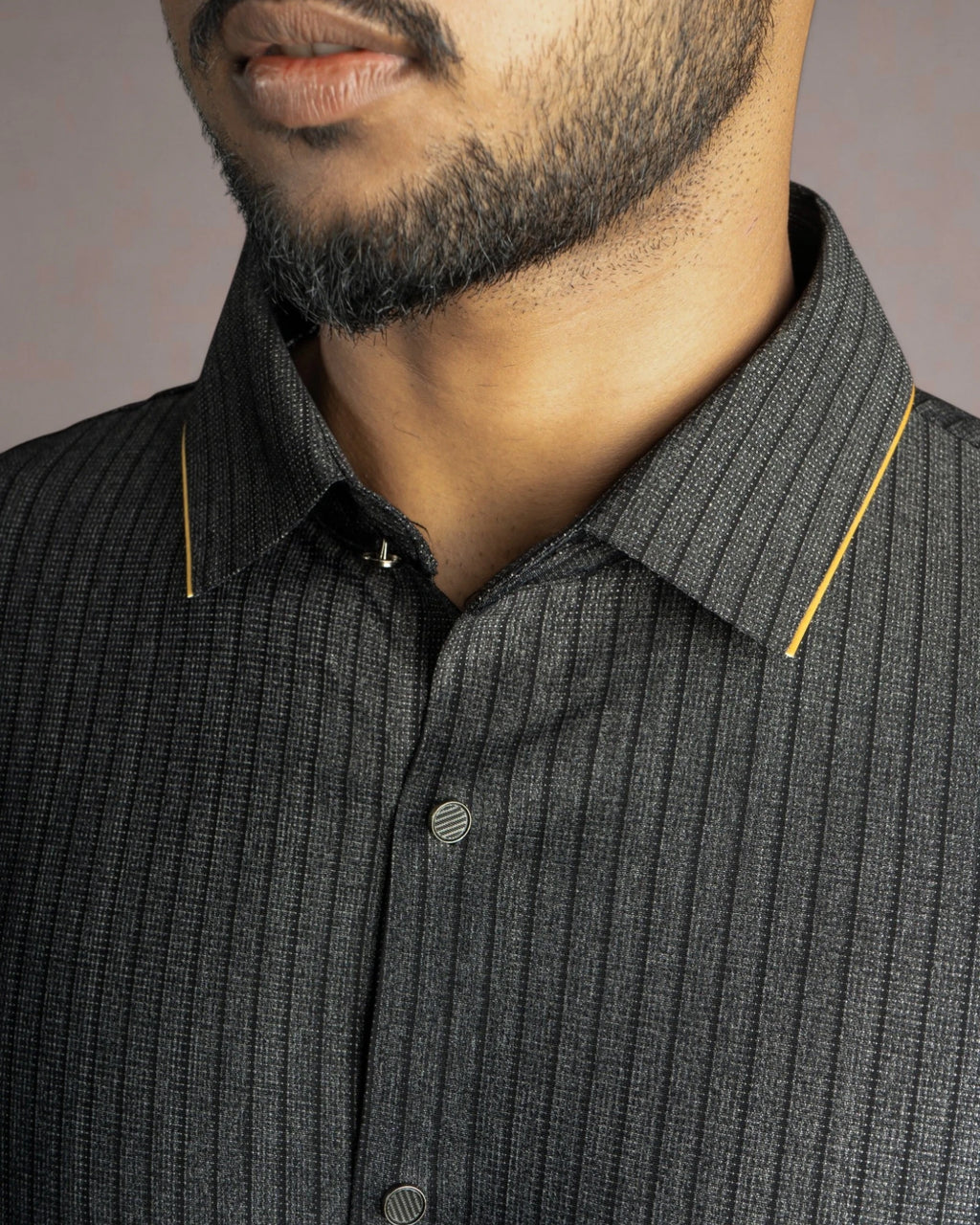 Anthracite Aurum - Long Sleeves Shirt