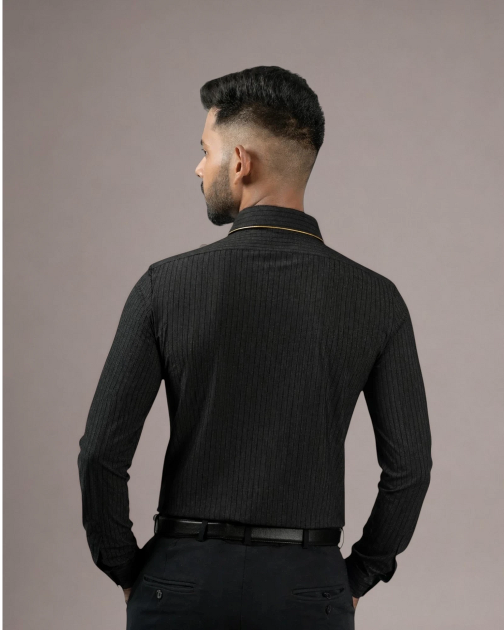Anthracite Aurum - Long Sleeves Shirt