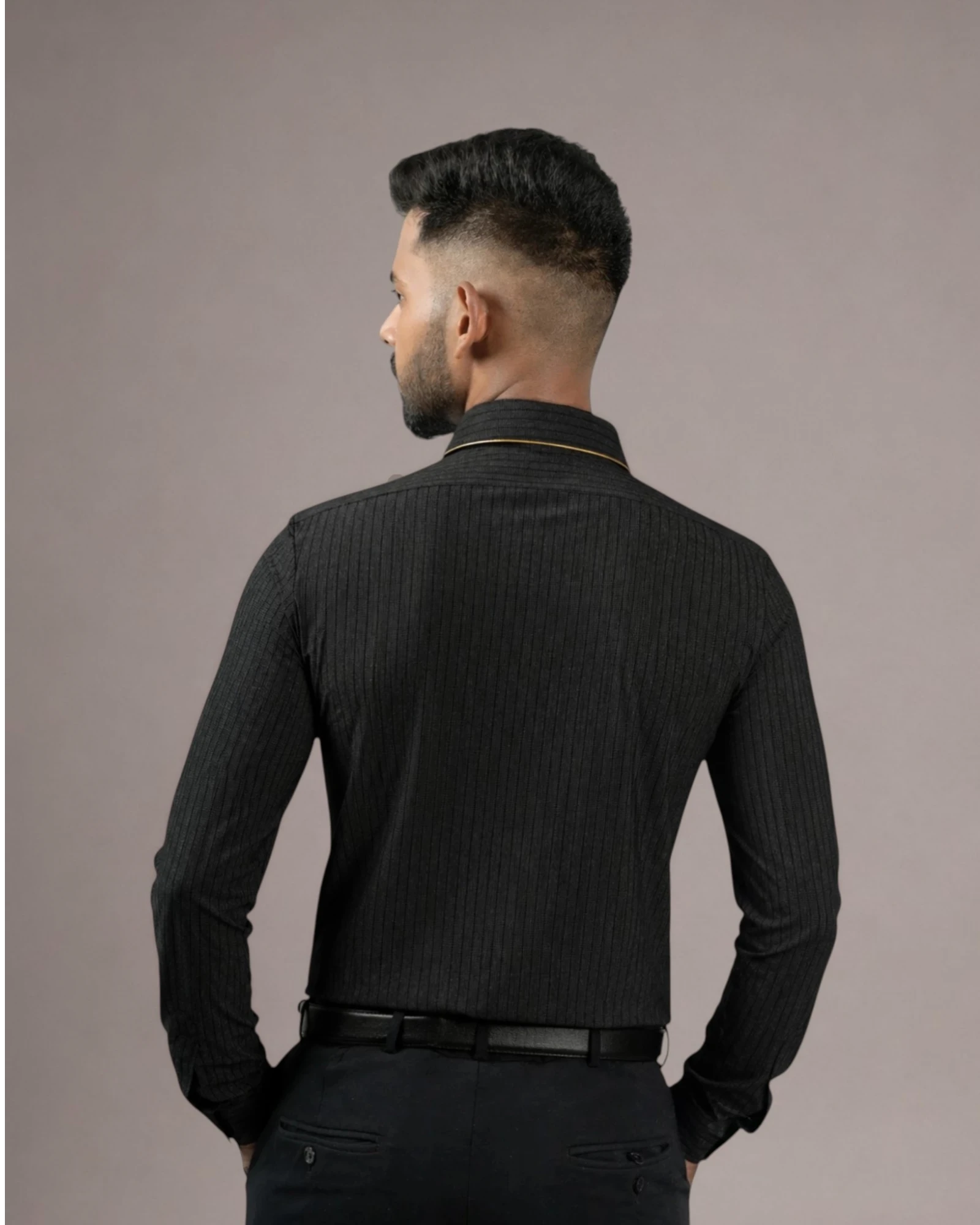 Anthracite Aurum - Long Sleeves Shirt