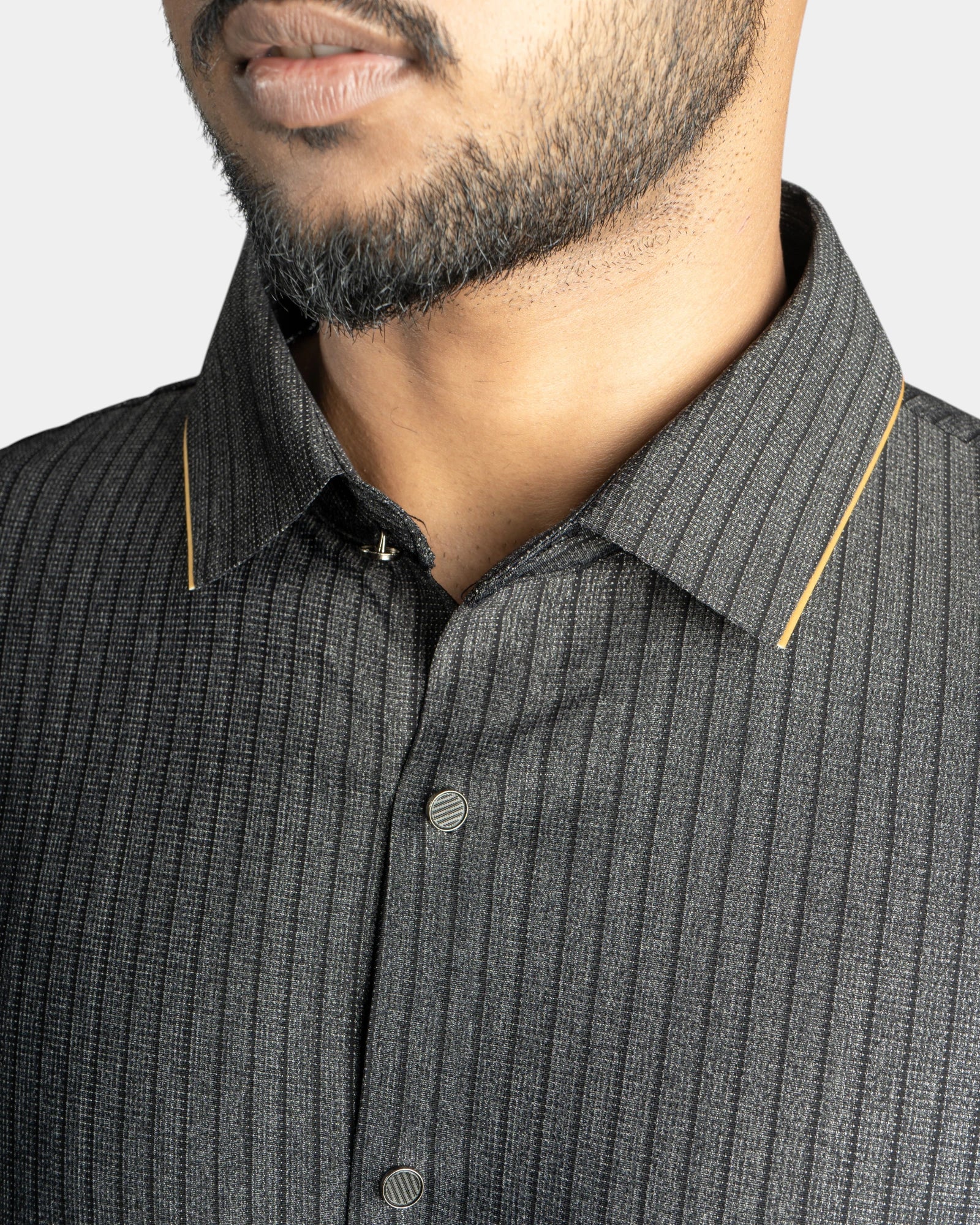 Anthracite Aurum - Long Sleeves Shirt